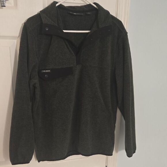 Reebok Forest Green Fleece Pullover - Picture 1 of 8